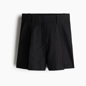 Linen-Blend Shorts
